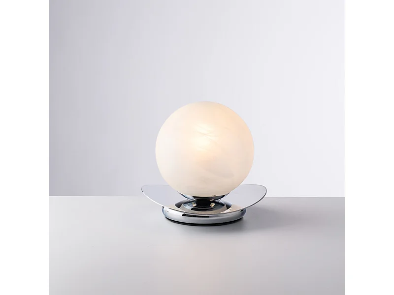 Selene - Lampa stołowa z żelaza polerowanego chromu 1 lampa H.16 - Ø16 - BL281-LT-CR
