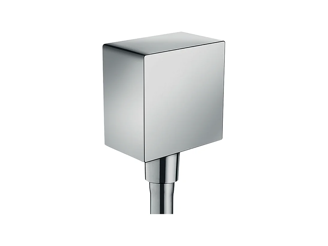 Coude de raccordement HANSGROHE FixFit Square Chromé