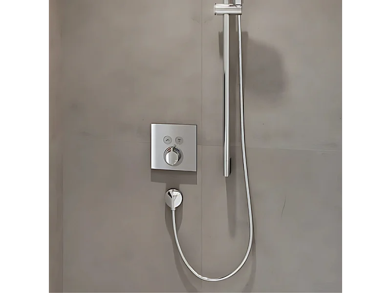 HANSGROHE FixFit E codo de conexión Cromo