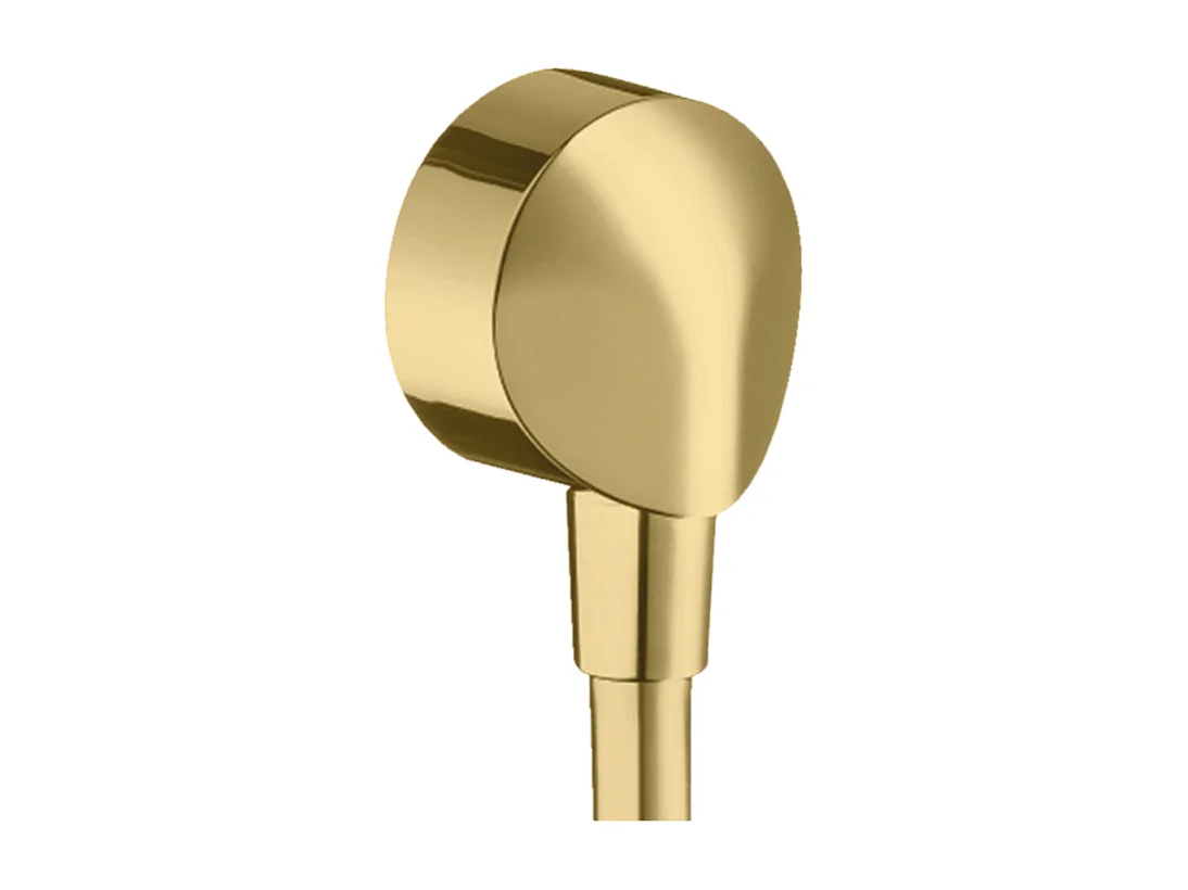 Codo de conexión HANSGROHE FixFit E Acabado en oro pulido