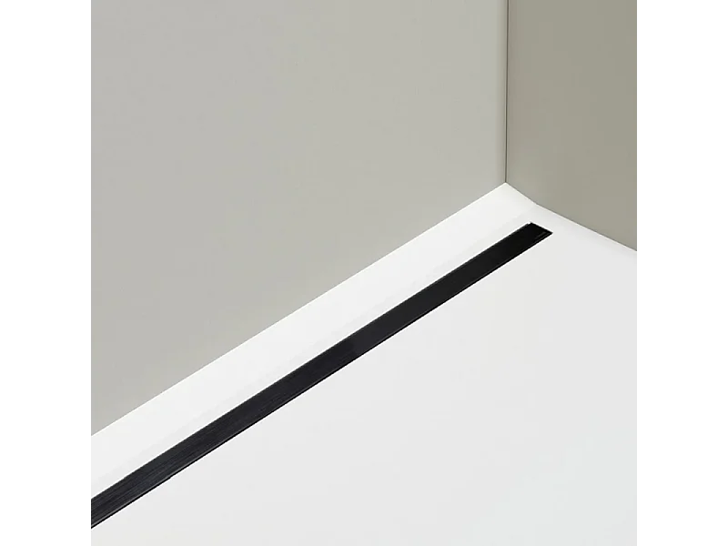 Barrette de finition 80 cm WEDI Fundo métallique noir