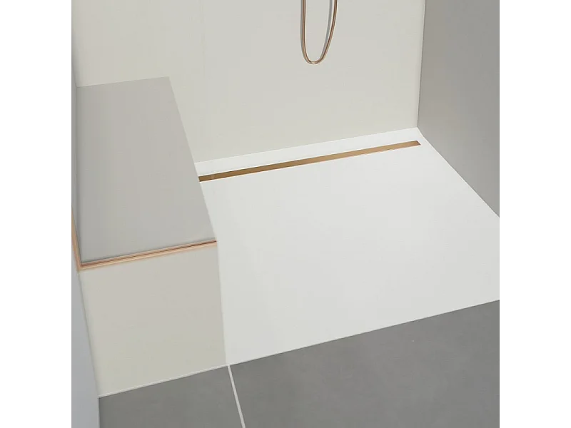 Barrette de finition 70 cm WEDI Fundo métallique or rose