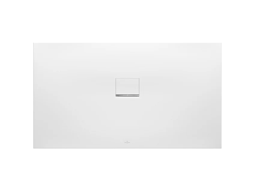 Receveur antidérapant 160 x 90 VILLEROY ET BOCH Squaro Infinity quaryl rectangle stone white