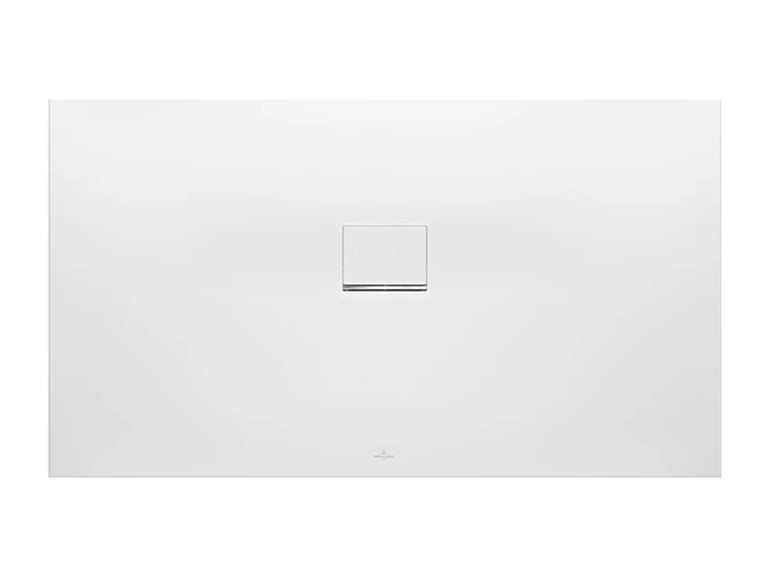 Receveur antidérapant 160 x 90 VILLEROY ET BOCH Squaro Infinity quaryl rectangle stone white