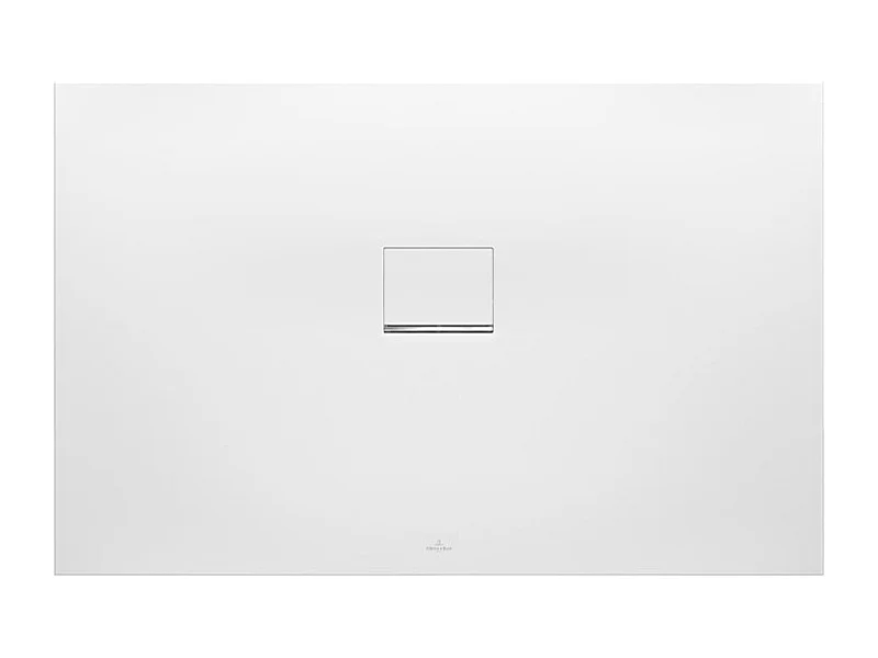 Receveur antidérapant 120 x 80 VILLEROY ET BOCH Squaro Infinity quaryl rectangle edelweiss