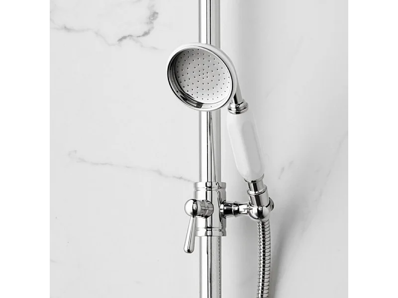 Pommeau de douche JACOB DELAFON Cléo 1889 chrome + flexible