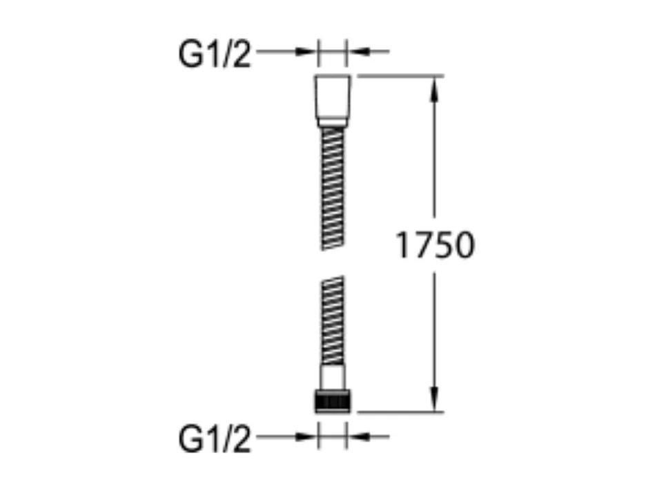 Pommeau de douche JACOB DELAFON Cléo 1889 chrome + flexible