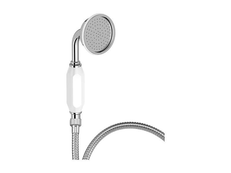 Pommeau de douche JACOB DELAFON Cléo 1889 chrome + flexible