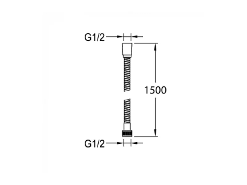 Pommeau de douche JACOB DELAFON Cléo 1889 or + flexible