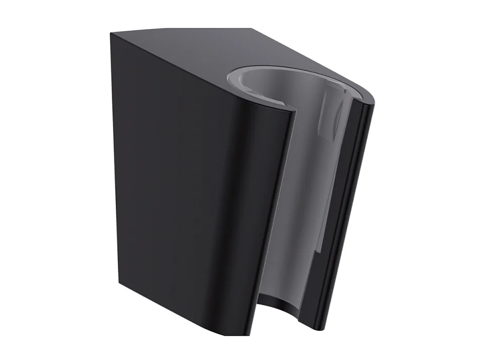 Support douchette mural HANSGROHE Porter'S Noir mat
