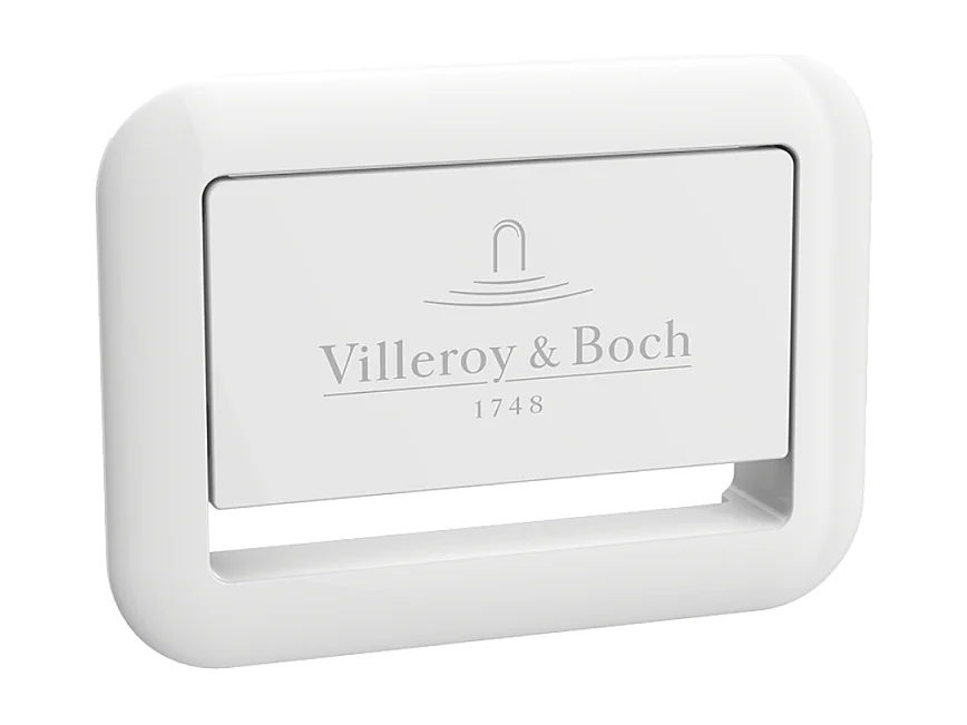 Baignoire droite 160 x 75 VILLEROY & BOCH Collaro acrylique blanc brillant avec vidage et trop plein blanc brillant