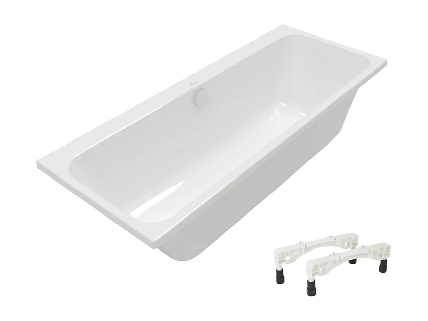 Baignoire droite 170 x 75 VILLEROY & BOCH Architectura avec pieds
