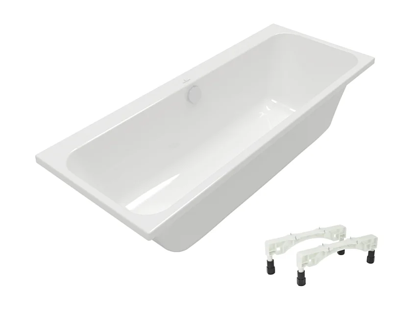 Baignoire droite 170 x 75 VILLEROY & BOCH Architectura avec pieds