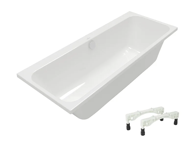 Baignoire droite 170 x 75 VILLEROY & BOCH Architectura avec pieds