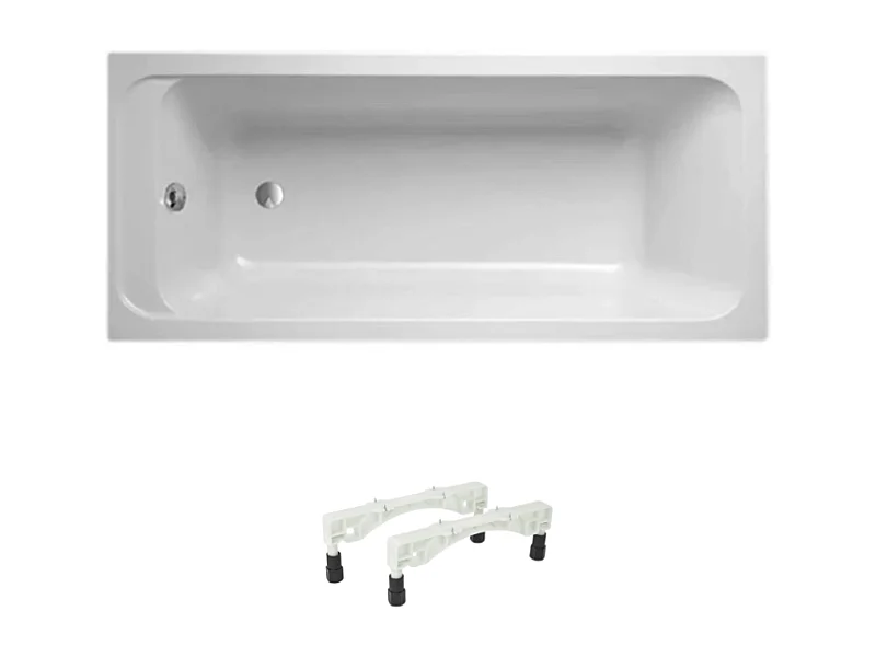 Baignoire droite 170 X 70 VILLEROY ET BOCH Architectura acrylique avec pieds