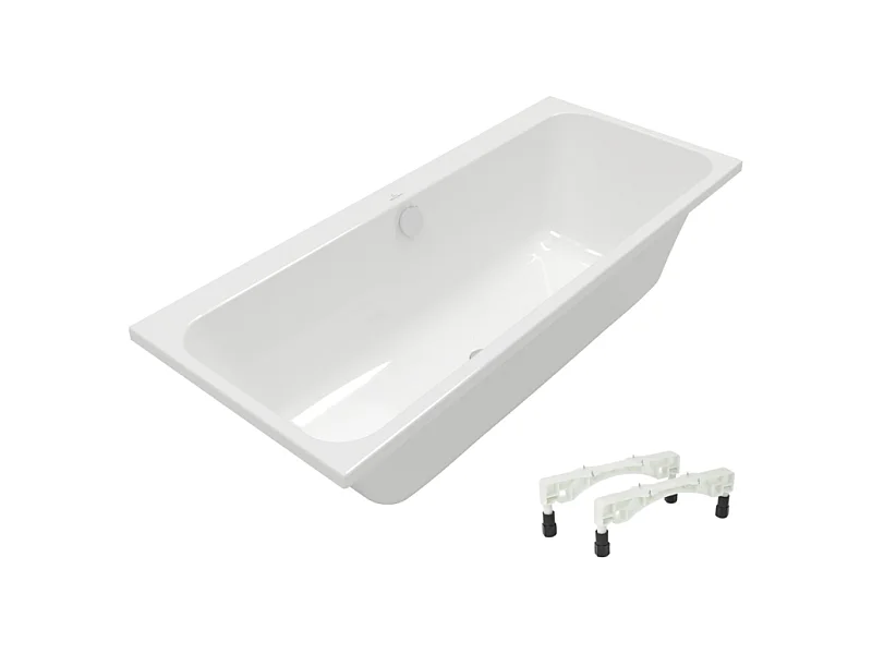 Baignoire droite 170 x 70 VILLEROY & BOCH Architectura avec pieds