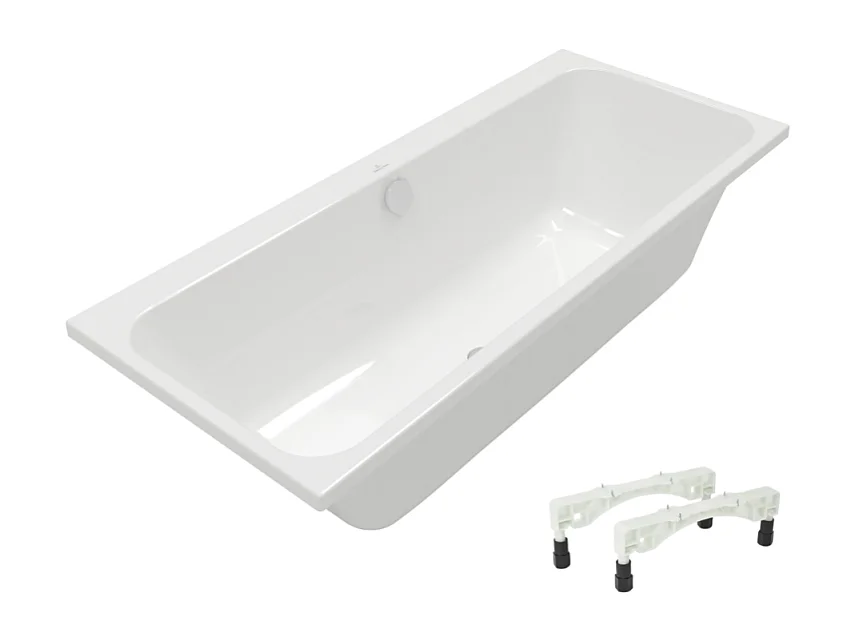 Baignoire droite 170 x 70 VILLEROY & BOCH Architectura avec pieds