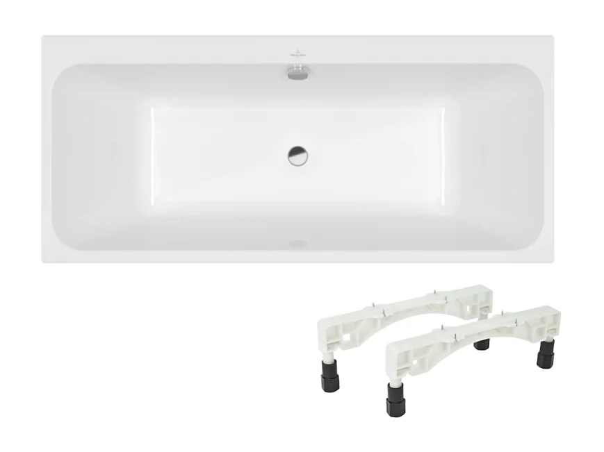 Baignoire droite 170 x 70 VILLEROY & BOCH Architectura avec pieds