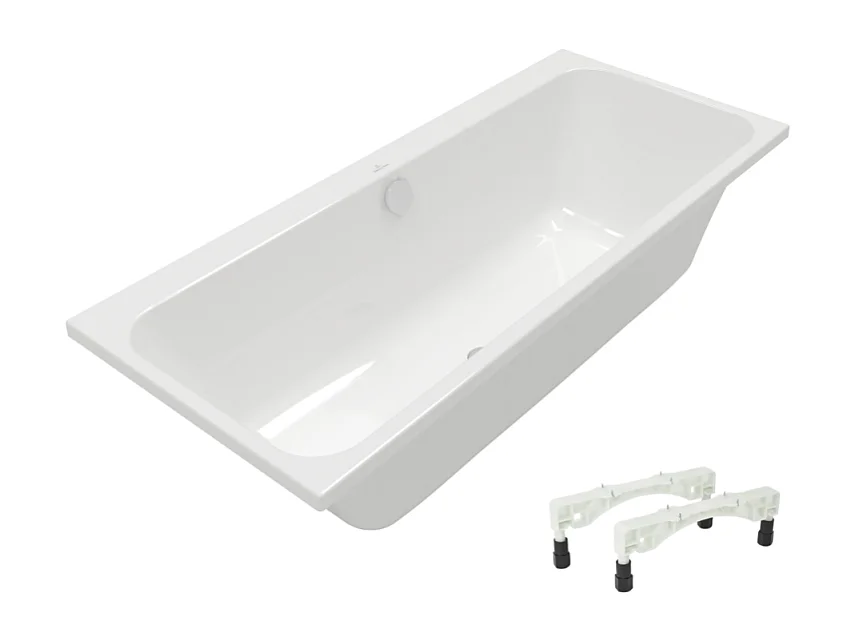 Baignoire droite 170 x 70 VILLEROY & BOCH Architectura avec pieds