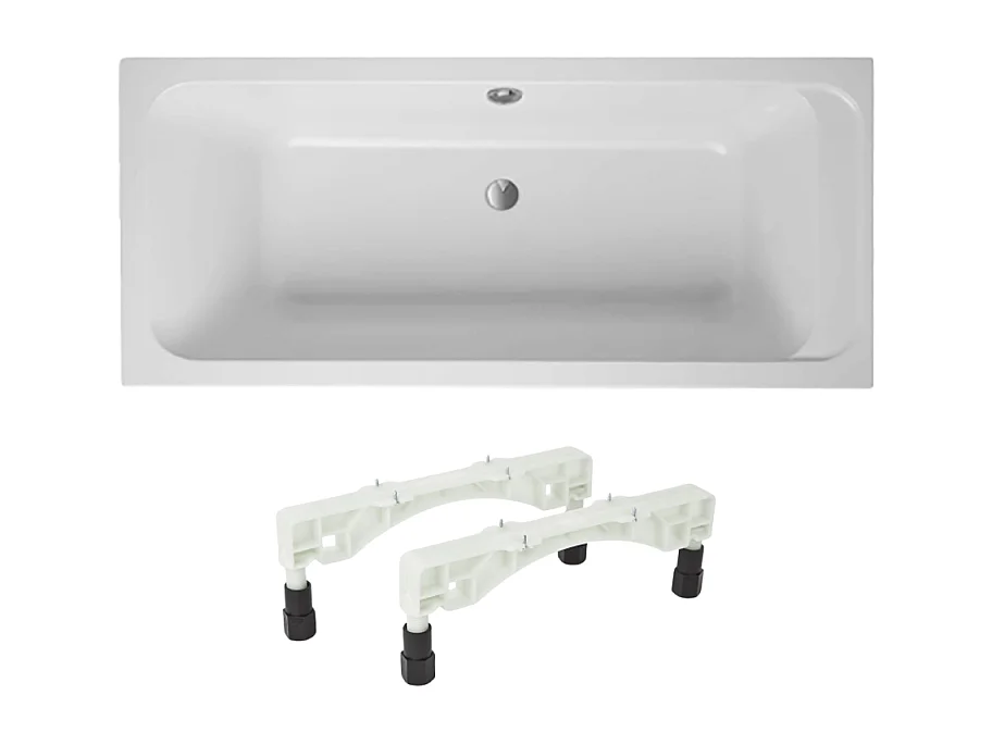 Baignoire droite 190 X 90 VILLEROY ET BOCH Architectura acrylique avec pieds