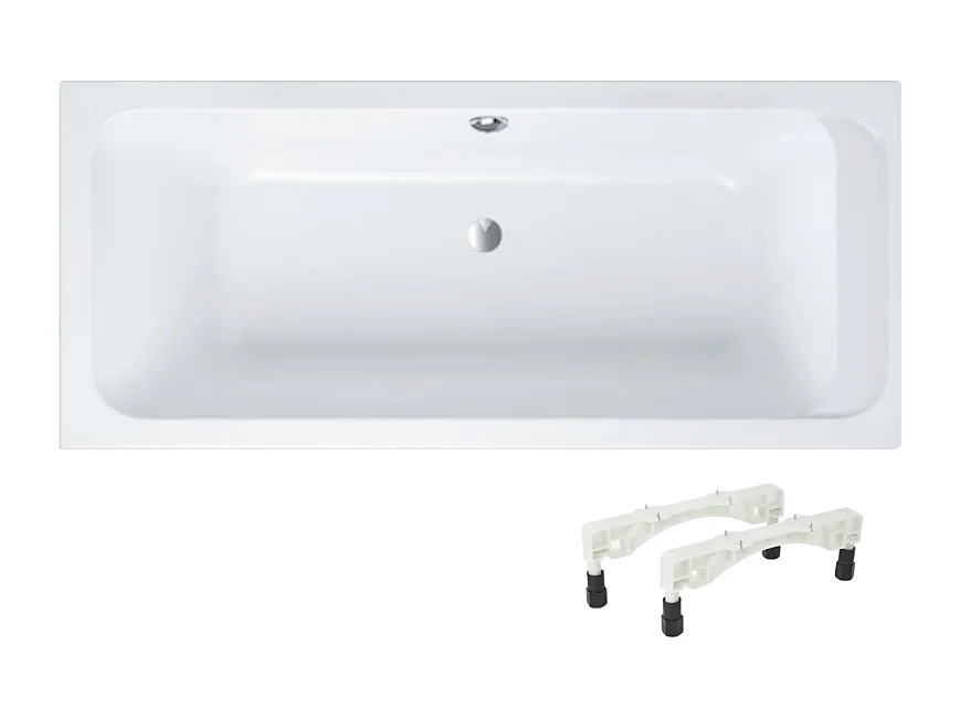 Baignoire droite 190 X 90 VILLEROY ET BOCH Architectura acrylique avec pieds