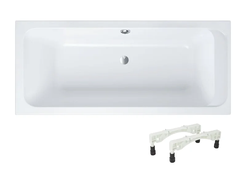 Baignoire droite 190 X 90 VILLEROY ET BOCH Architectura acrylique avec pieds