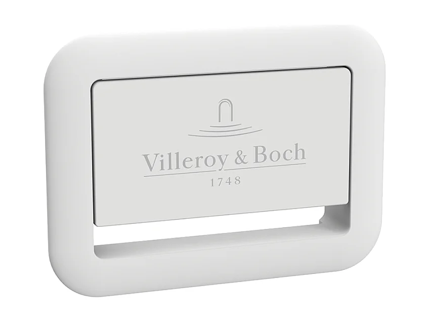Baignoire droite 190 x 90 VILLEROY & BOCH Collaro acrylique blanc mat avec vidage et trop plein blanc mat