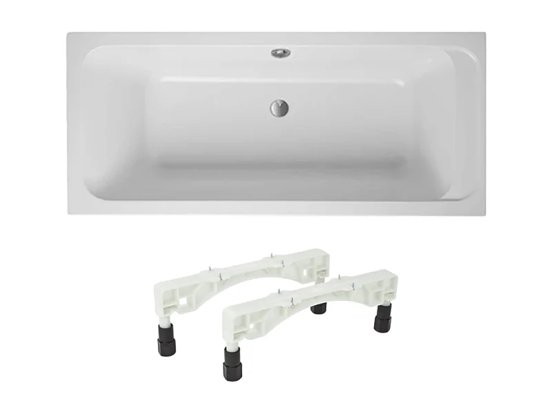 Baignoire droite 170 X 80 VILLEROY ET BOCH Architectura acrylique avec pieds