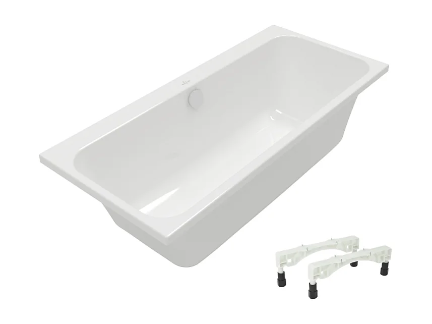 Baignoire droite 150 x 70 VILLEROY & BOCH Architectura avec pieds