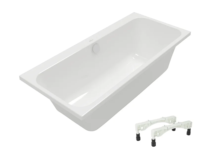 Baignoire droite 150 x 70 VILLEROY & BOCH Architectura avec pieds