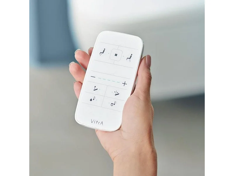 VITRA WC suspendu lavant v-care basic sans bride avec abattant