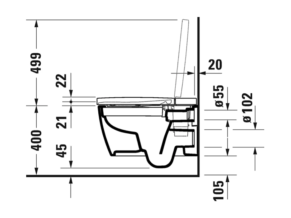 Inodoro japonés sin borde DURAVIT SensoWash Starck