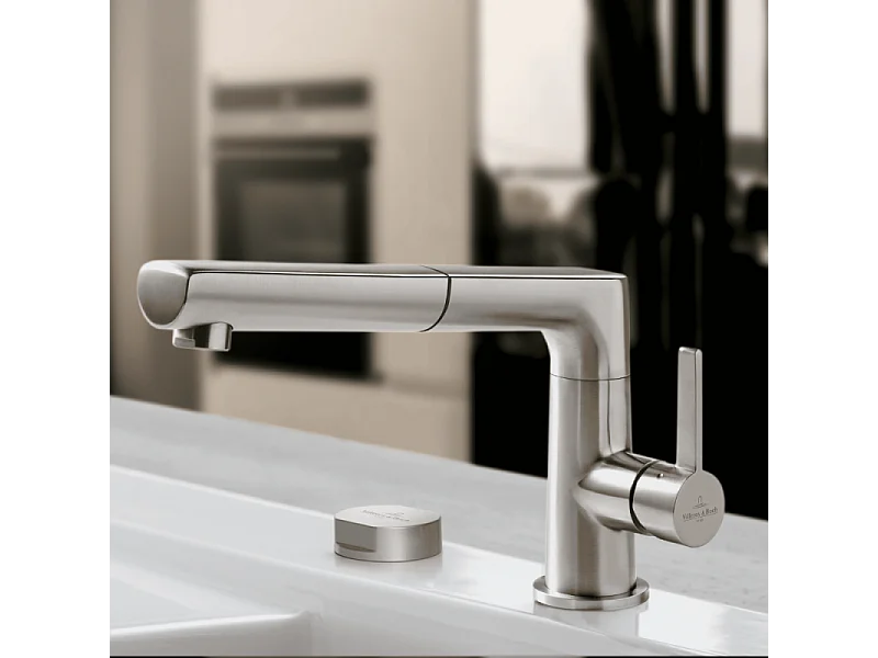 Bouton pour vidage évier 1 cuve VILLEROY & BOCH finition chromé