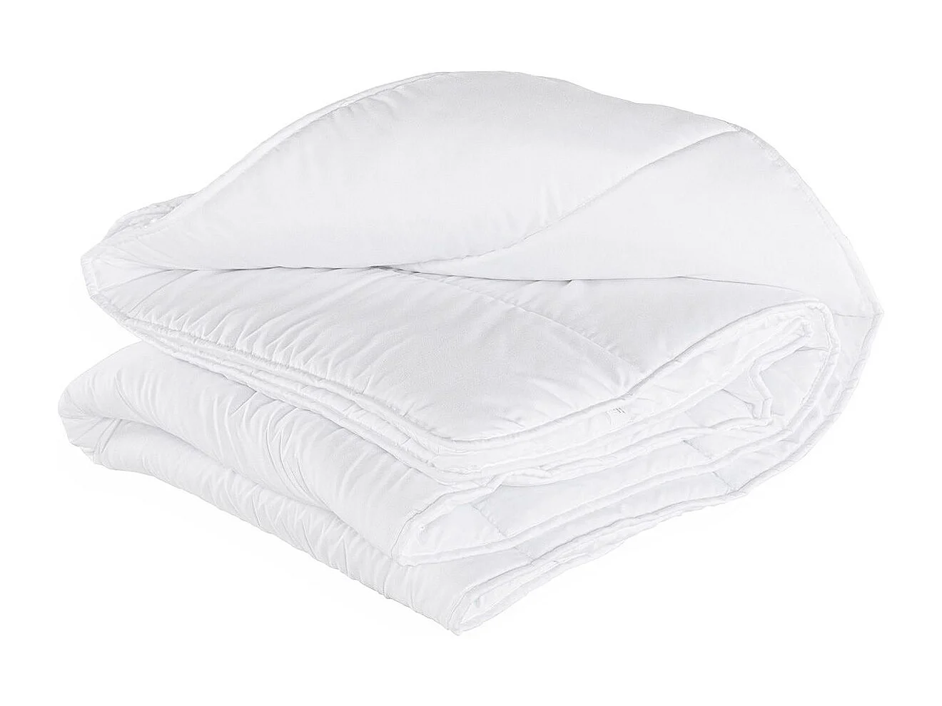 REINALD - Pack Matelas + Sommier Tapissier Blanc 160x200 cm + 2 Oreillers + 1 Couette