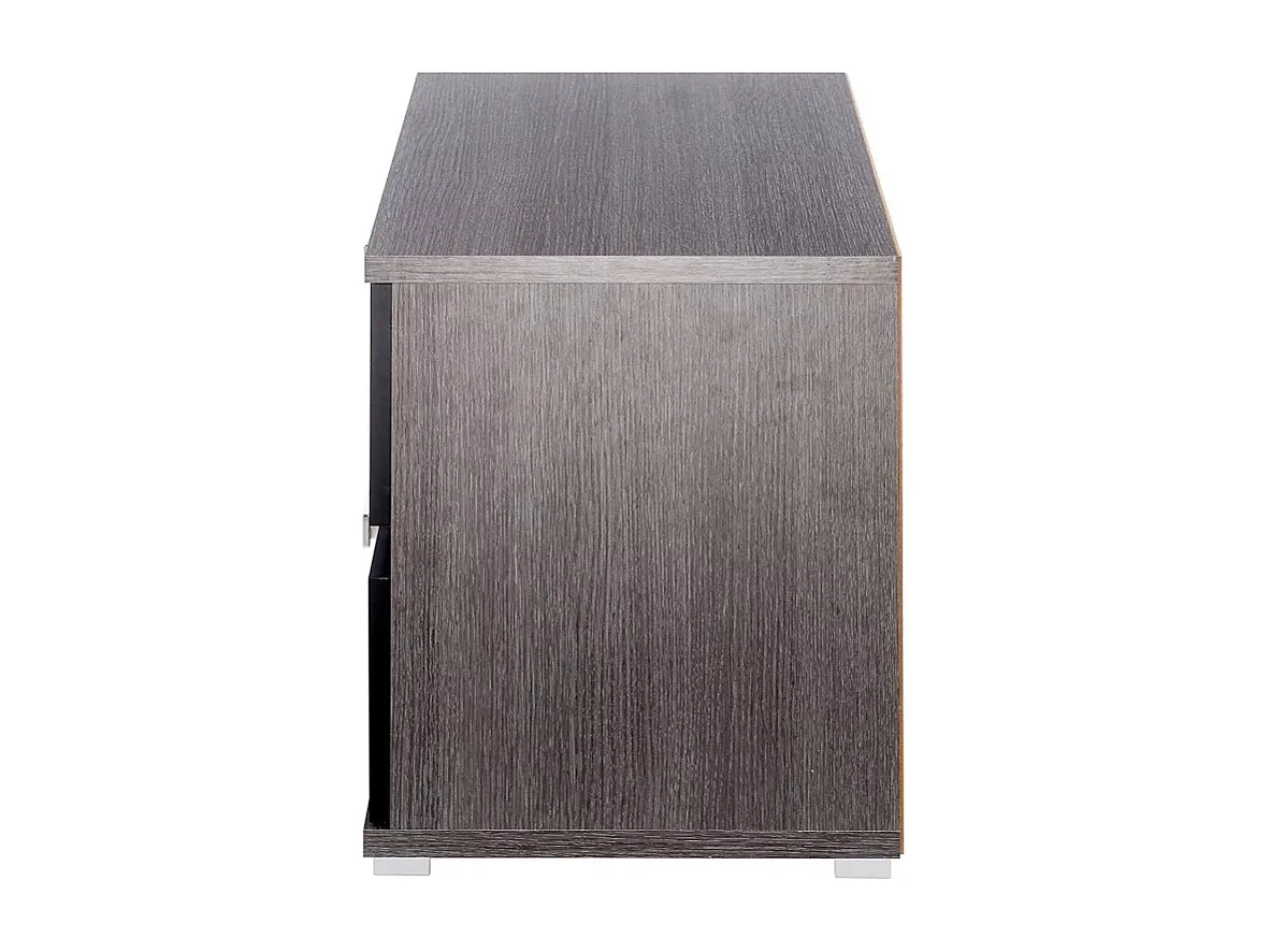 Conjunto Cabecero con Leds y 2 Mesitas de Noche, Dormitorio Matrimonio, Dormitorio Completo, Acabado en Ceniza Negro – Meyvaser