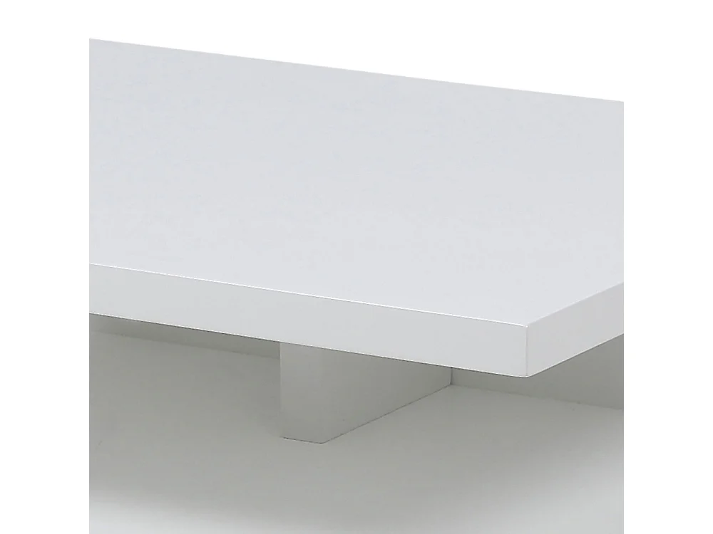 Kamichi - Table de chevet murale 1 tiroir en bois - Blanc