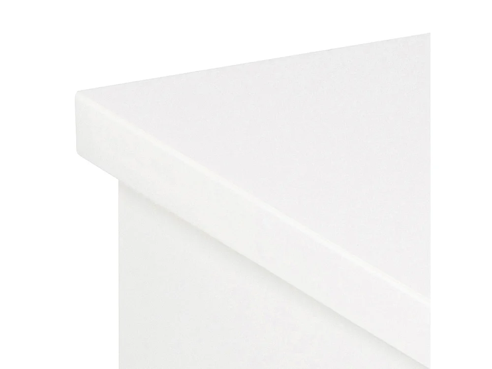 Puerto - Table de chevet murale 1 tiroir en bois - Blanc