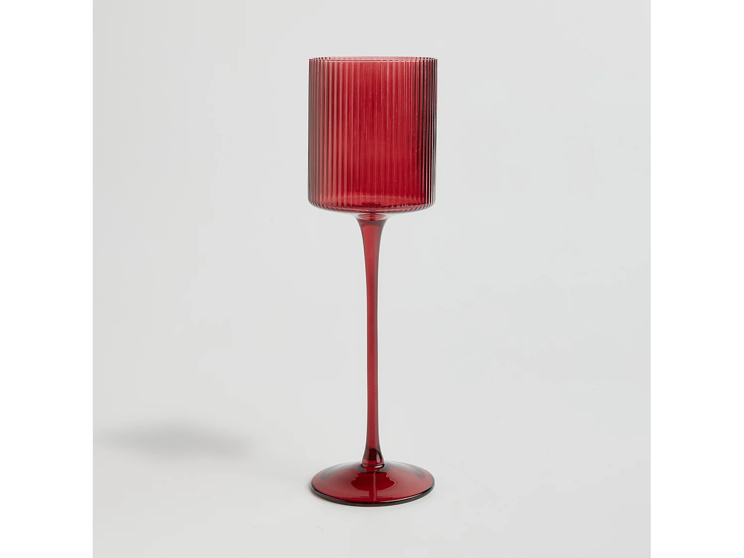 Bougeoir Venase Rouge Moyen 30 x 8.5