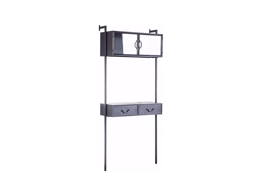 Meuble suspendu Furnilux - Gris anthracite 183 cm - Ventana