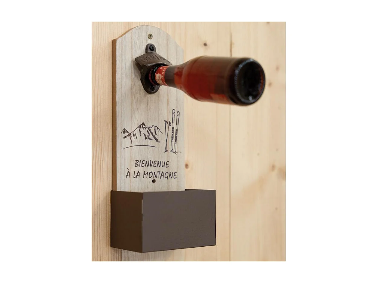 Décapsuleur en médium et métal