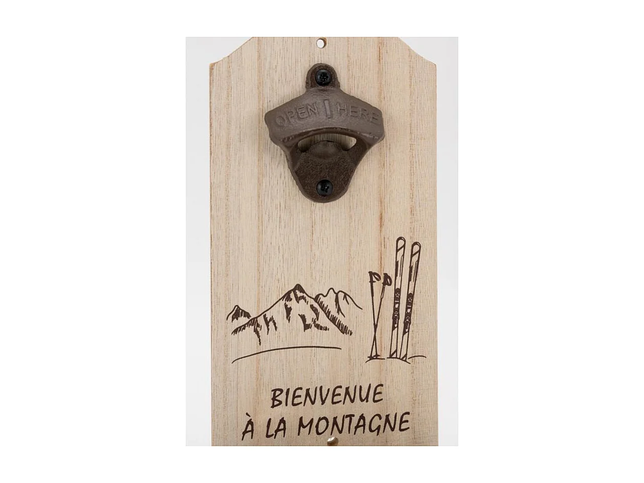 Décapsuleur en médium et métal