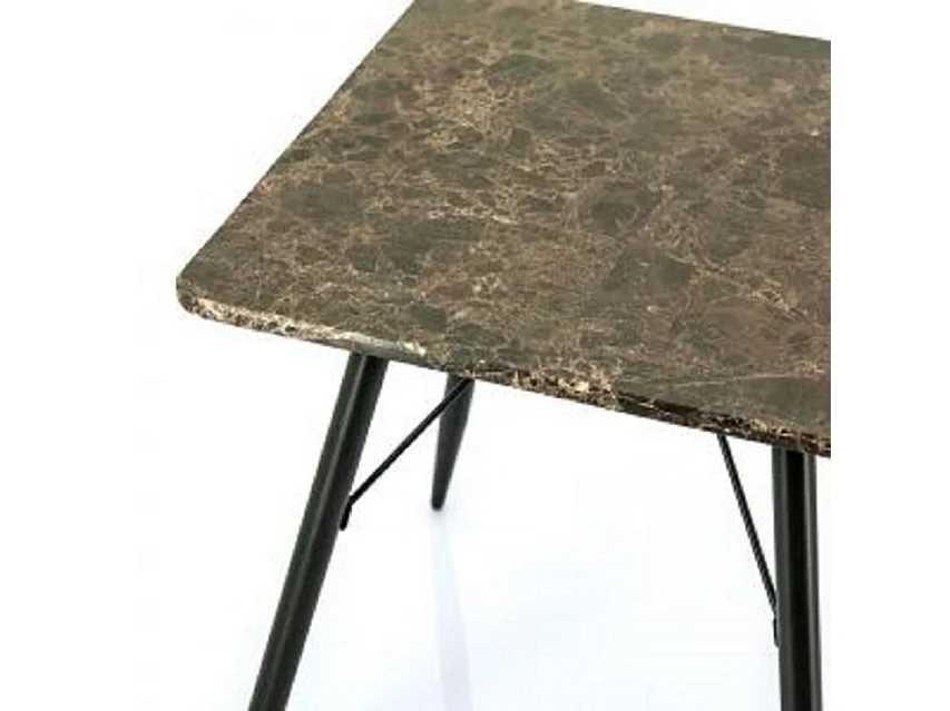 Beistelltisch Furnilux - Schwarz 50x50 cm - Modernes Design