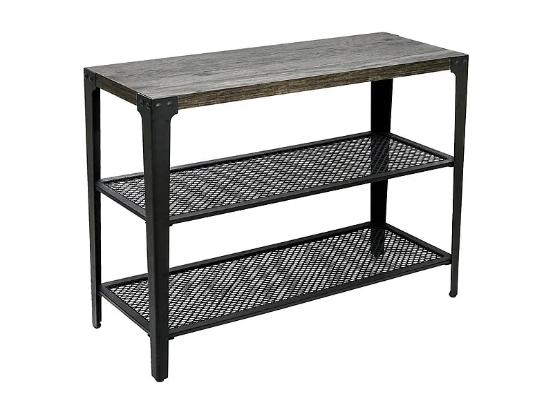 Table d'appoint Terra - Gris - 102x35x75 cm