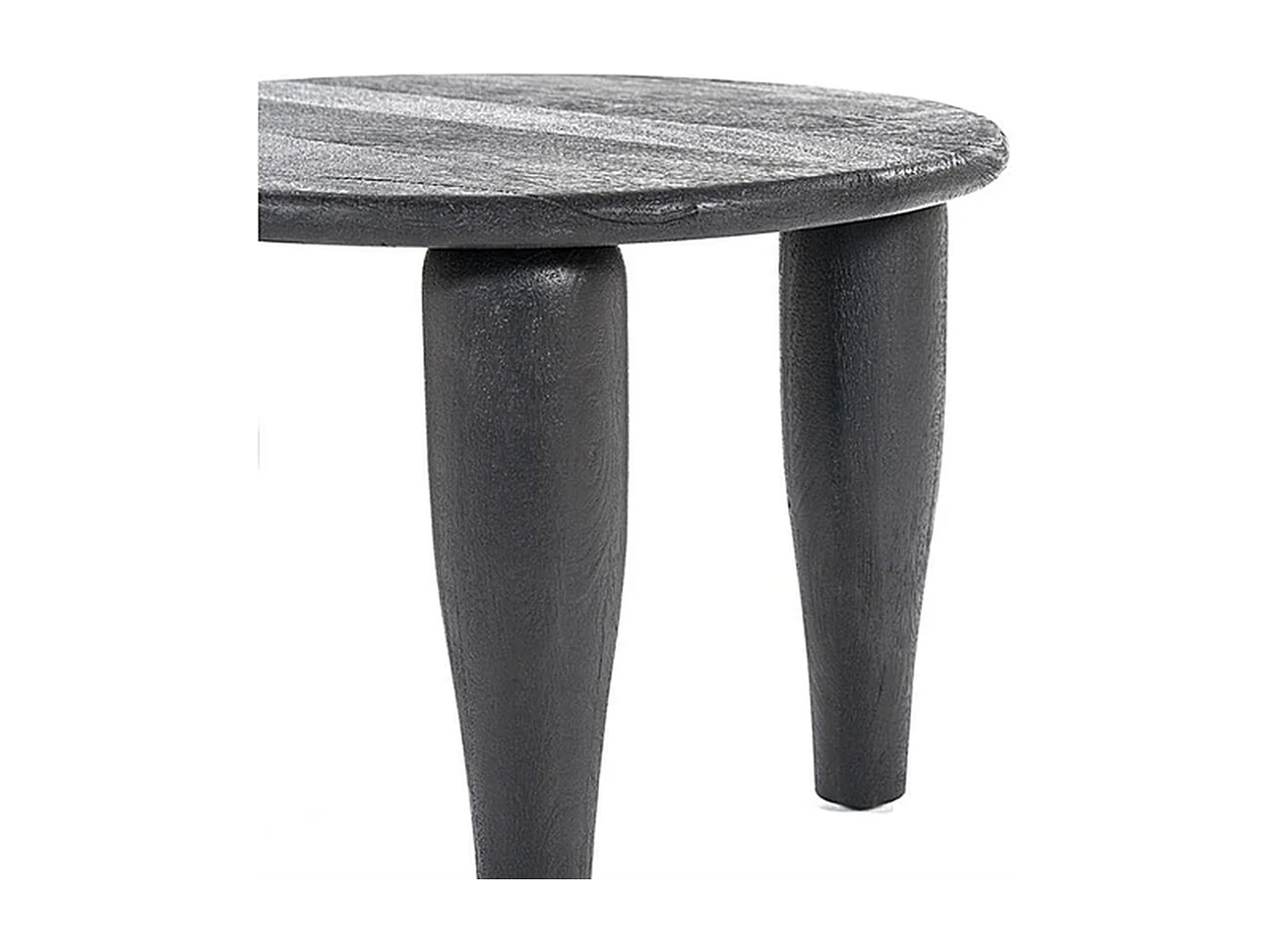 Bijzettafel Amira - Zwart - 60x60x44 cm