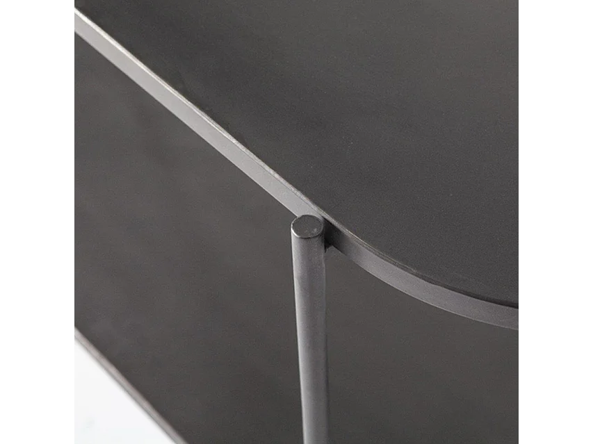 Sidetable Furnilux - Grijs Metaal - Industrieel Design