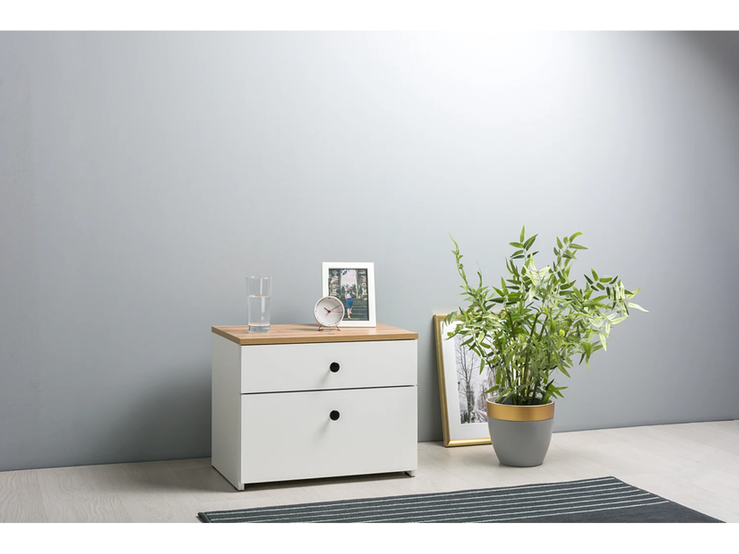 Nachtkastje Furnilux - Beige - Modern Design