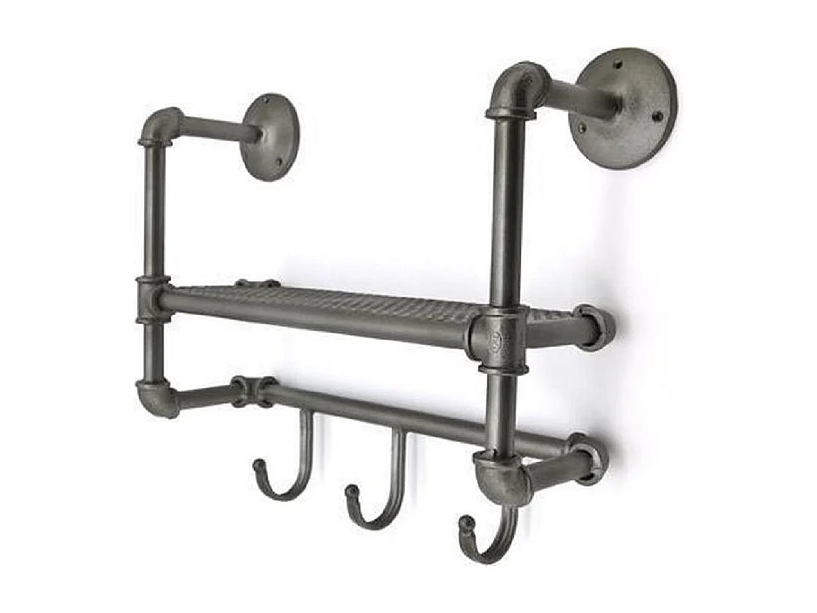 Kapstok Furnilux - Metaal Grijs - Compact Design