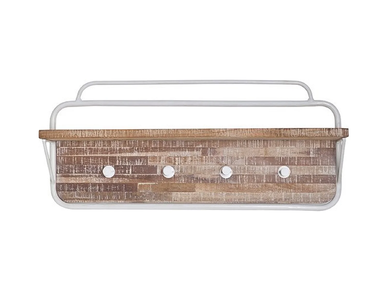 Porte-manteau Furnilux - Marron - 4 cintres