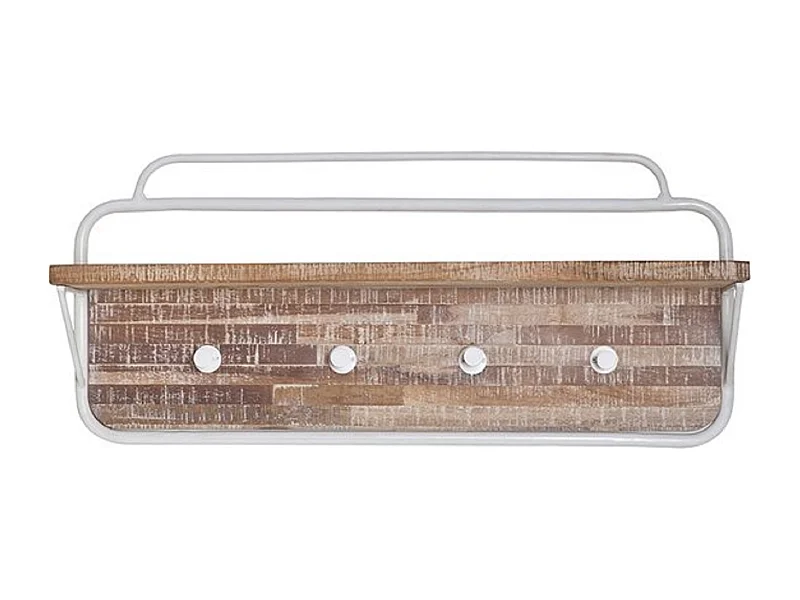 Porte-manteau Furnilux - Marron - 4 cintres