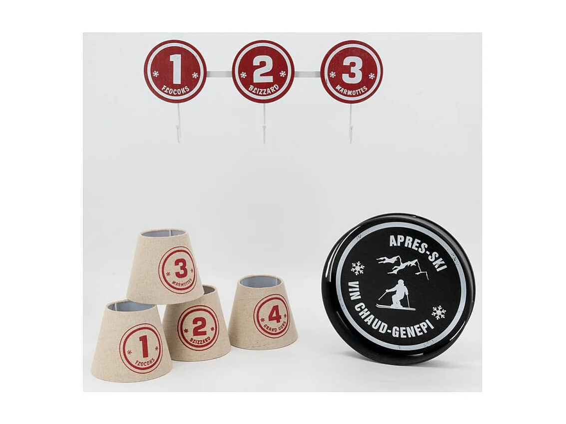 Patère en piste de ski